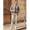 imagePJ PAUL JONES Mens Golf Pants Stretch Work Dress Pant Casual Classic Fit Lightweight Slacks Trousers with 5 PocketsLight Grey