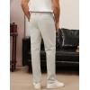 imagePJ PAUL JONES Mens Golf Pants Stretch Work Dress Pant Casual Classic Fit Lightweight Slacks Trousers with 5 PocketsLight Grey