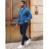 imagePJ PAUL JONES Mens Golf Pants Stretch Work Dress Pant Casual Classic Fit Lightweight Slacks Trousers with 5 PocketsNavy Blue
