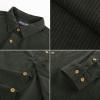 imagePJ PAUL JONES Mens Corduroy Shirts Casual Button Down Shirt Jacket Lightweight ShacketArmy Green