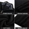 imagePJ PAUL JONES Men Quarter Zip Pullover Sweaters Casual Lightweight Knit Dress SweaterBlack
