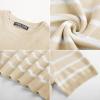 imagePJ PAUL JONES Mens Casual TShirts Classic Short Sleeve Knit Tees Crewneck Solid Tee ShirtsApricotstriped