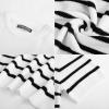 imagePJ PAUL JONES Mens Casual TShirts Classic Short Sleeve Knit Tees Crewneck Solid Tee ShirtsWhitestriped
