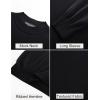 imagePJ PAUL JONES Mens Mock Turtleneck Sweater Long Sleeve Casual Pullover Sweater Slim Fit Basic Knit TeeBlack