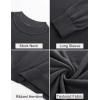 imagePJ PAUL JONES Mens Mock Turtleneck Sweater Long Sleeve Casual Pullover Sweater Slim Fit Basic Knit TeeGrey