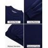 imagePJ PAUL JONES Mens Mock Turtleneck Sweater Long Sleeve Casual Pullover Sweater Slim Fit Basic Knit TeeNavy Blue