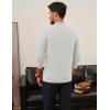 imagePJ PAUL JONES Mens Mock Turtleneck Sweater Long Sleeve Casual Pullover Sweater Slim Fit Basic Knit TeeWhite