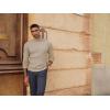 imagePJ PAUL JONES Mens Slim Fit Turtleneck Sweater Casual Ribbed Knitted Pullover SweatersApricot