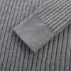 imagePJ PAUL JONES Mens Slim Fit Turtleneck Sweater Casual Ribbed Knitted Pullover SweatersDark Grey