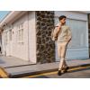 imagePJ PAUL JONES Mens Sweater V Neck Slim Fit Pullover Sweater Long Sleeve Ribbed Textured SweatersApricot