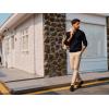 imagePJ PAUL JONES Mens Sweater V Neck Slim Fit Pullover Sweater Long Sleeve Ribbed Textured SweatersBlack