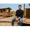 imagePJ PAUL JONES Mens Sweaters Casual Cable Knit Pullover Sweater Crewneck Twist SweatersBlack