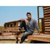 imagePJ PAUL JONES Mens Sweaters Casual Cable Knit Pullover Sweater Crewneck Twist SweatersDark Gray