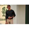 imagePJ PAUL JONES Mens Sweaters Crewneck Basic Lightweight Wool Blend Knitted Pullover Long Sleeve Shirts for MenBlack