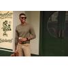 imagePJ PAUL JONES Mens Sweaters Crewneck Basic Lightweight Wool Blend Knitted Pullover Long Sleeve Shirts for MenCamel