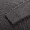 imagePJ PAUL JONES Mens V Neck Sweater Casual Textured Pullover Sweaters Lightweight Ribbed Knit PulloverDark Grey
