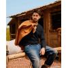 imagePJ PAUL JONES Sweaters for Men Casual Crewneck Pullover Sweater Knit Textured SweatersBlack