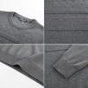 imagePJ PAUL JONES Sweaters for Men Casual Crewneck Pullover Sweater Knit Textured SweatersDark Grey