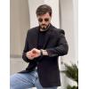 imagePJ PAUL JONES Mens Blazer Casual Sport Coats Lightweight One Button Suit Jacket for SummerBlack