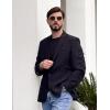 imagePJ PAUL JONES Mens Blazer Casual Sport Coats Lightweight One Button Suit Jacket for SummerBlack