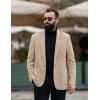 imagePJ PAUL JONES Mens Blazer Casual Sport Coats Lightweight One Button Suit Jacket for SummerKhaki