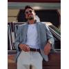 imagePJ PAUL JONES Mens Blazer Casual Sport Coats Lightweight One Button Suit Jacket for SummerLight Blue