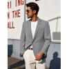 imagePJ PAUL JONES Mens Blazer Casual Sport Coats Lightweight One Button Suit Jacket for SummerLight Gray