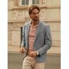 imagePJ PAUL JONES Mens Blazer Casual Sport Coats Lightweight One Button Suit Jacket for SummerLight Gray