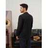 imagePJ PAUL JONES Mens Blazer Casual Two Button Sport Coats Notched Lapel Solid Suit JacketsBlack
