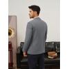 imagePJ PAUL JONES Mens Blazer Casual Two Button Sport Coats Notched Lapel Solid Suit JacketsGrey