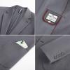 imagePJ PAUL JONES Mens Blazer Casual Two Button Sport Coats Notched Lapel Solid Suit JacketsGrey