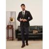 imagePJ PAUL JONES Mens Blazer Wool Blend Tweed Sport Coat Two Button Peaked Lapel Vintage Suit JacketsDark Coffee