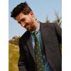 imagePJ PAUL JONES Mens Blazer Wool Blend Tweed Sport Coat Two Button Peaked Lapel Vintage Suit JacketsDark Coffee