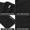 imagePJ PAUL JONES Mens Blazers Sport Coats Casual Lightweight Two Button Business Suit JacketsBlack