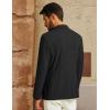 imagePJ PAUL JONES Mens Blazers Sport Coats Casual Lightweight Two Button Business Suit JacketsBlack
