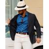 imagePJ PAUL JONES Mens Blazers Sport Coats Casual Lightweight Two Button Business Suit JacketsBlack