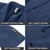 imagePJ PAUL JONES Mens Blazers Sport Coats Casual Lightweight Two Button Business Suit JacketsBlue