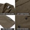 imagePJ PAUL JONES Mens Blazers Sport Coats Casual Lightweight Two Button Business Suit JacketsCoffee