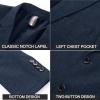 imagePJ PAUL JONES Mens Blazers Sport Coats Casual Lightweight Two Button Business Suit JacketsDenim Blue