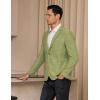 imagePJ PAUL JONES Mens Blazers Sport Coats Casual Lightweight Two Button Business Suit JacketsYellow Green