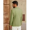 imagePJ PAUL JONES Mens Blazers Sport Coats Casual Lightweight Two Button Business Suit JacketsYellow Green