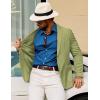 imagePJ PAUL JONES Mens Blazers Sport Coats Casual Lightweight Two Button Business Suit JacketsYellow Green