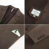imagePJ PAUL JONES Mens Casual Sport Coats One Button Slim Fit Blazer Lightweight Notched Lapel Solid Suit JacketCoffee