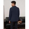 imagePJ PAUL JONES Mens Casual Sport Coats One Button Slim Fit Blazer Lightweight Notched Lapel Solid Suit JacketNavy Blue