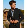 imagePJ PAUL JONES Mens Casual Sport Coats Two Button Slim Fit Blazer Lightweight Pattern Lined Notch Lapel Suit JacketBlack
