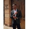 imagePJ PAUL JONES Mens Casual Sport Coats Two Button Slim Fit Blazer Lightweight Pattern Lined Notch Lapel Suit JacketCarbon Grey