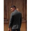 imagePJ PAUL JONES Mens Casual Sport Coats Two Button Slim Fit Blazer Lightweight Pattern Lined Notch Lapel Suit JacketCarbon Grey