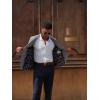 imagePJ PAUL JONES Mens Casual Sport Coats Two Button Slim Fit Blazer Lightweight Pattern Lined Notch Lapel Suit JacketGrey