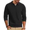 imagePJ PAUL JONES Mens Sweater Long Sleeve V Neck Pullover Sweater Knitted Textured SweaterBlack