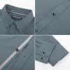 imagePJ PAUL JONES Mens Dress Shirts Wrinkle Free Stretch Button Down Shirt Casual Long Sleeve Business ShirtsBlue Gray